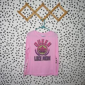 The Children’s Place Pink Queen Like Mom Long Sleeve Girls T-Shirt